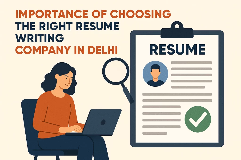 📌 Importance of Choosing the Right Resume Writing Company in Delhi
