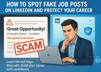 How to Spot Fake Job Posts on LinkedIn and Protect Your Career