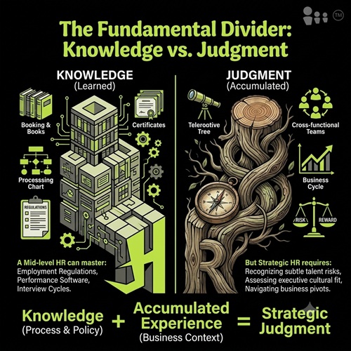 The Fundamental Divider: Knowledge vs. Judgment