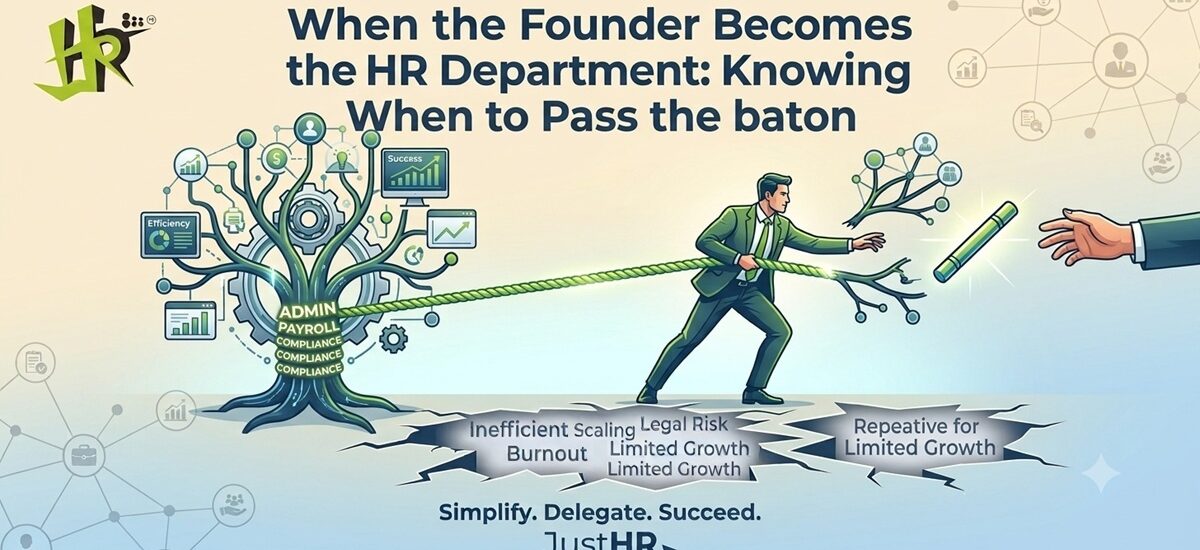 When the Founder Becomes the HR Department -Knowing When to Pass the Baton